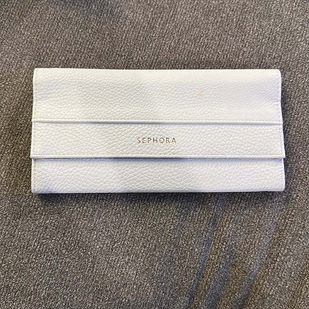 Sephora White Makeup Brush Travel Case $10